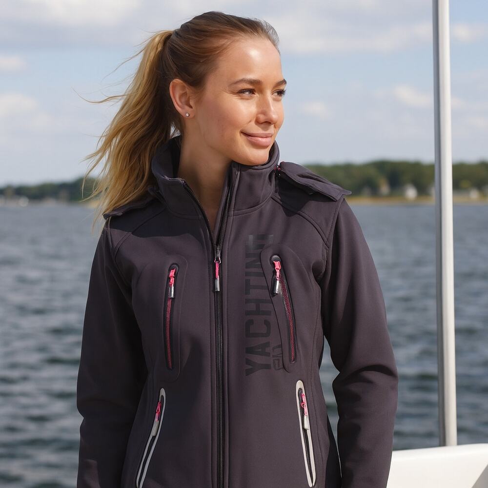 Geographical Norway Tislande Women's Softshell Transition Yachting Coat size 10‎